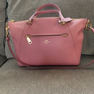 Pink/mauve Coach purse